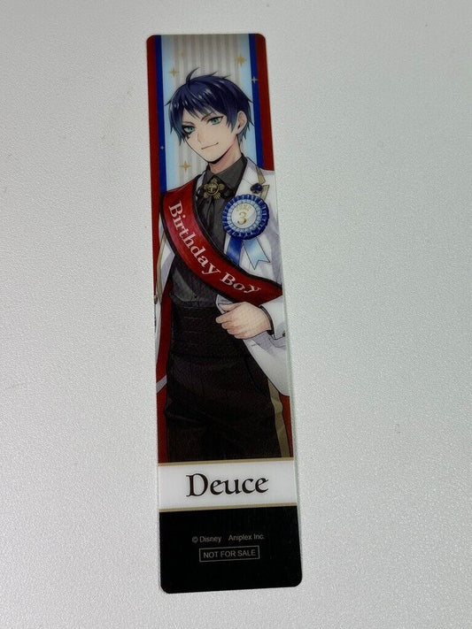 Twisted Wonderland Birthday Boy Clear Bookmark Heartslabyul Deuce Spade