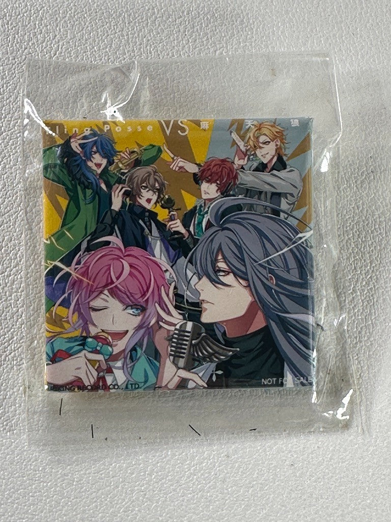 Hypnosis Mic Can Badge Ramuda Jakurai Hifumi