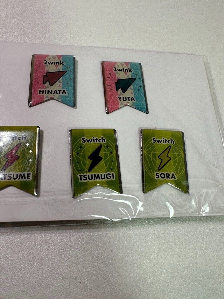 Ensemble Stars! TV Animation Purchase Bonus Pin Set Hinata Yuta Natsume Tsumugi
