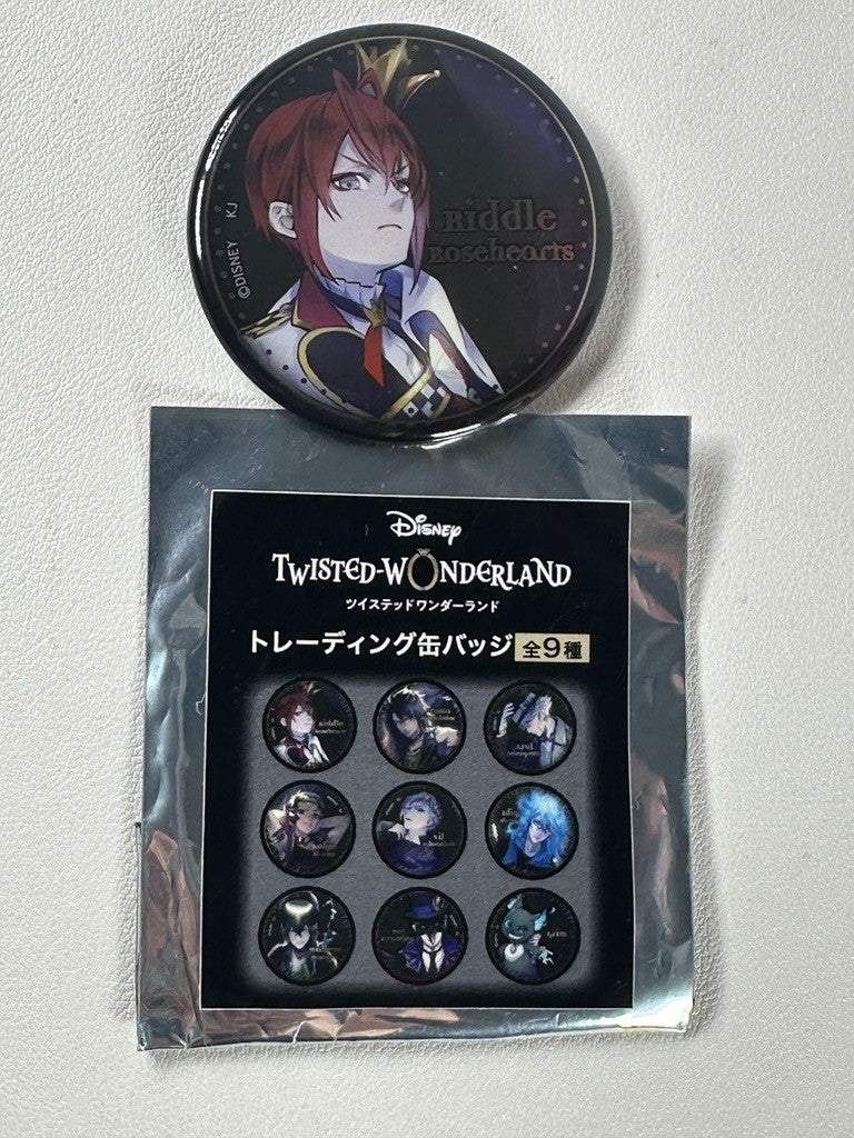 Twisted Wonderland Coffin Can Badge Heartslabyul Riddle Rosehearts
