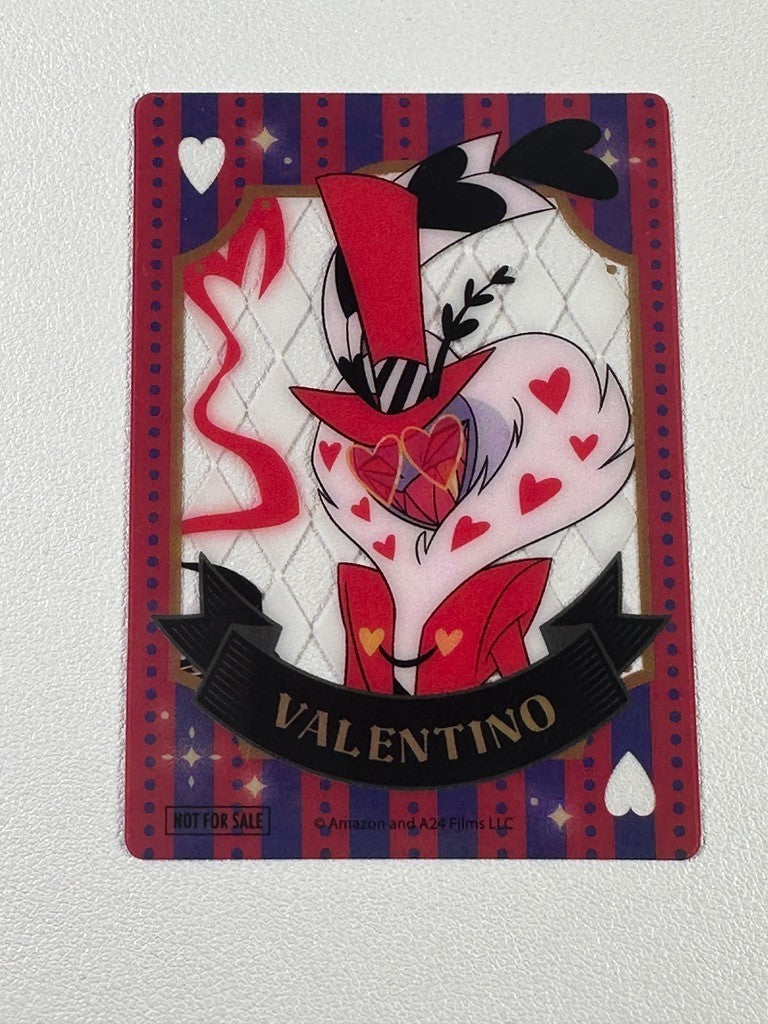 Hazbin Hotel Ikebukuro Pop Up Shop Clear Card Valentino