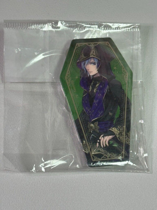 Twisted Wonderland Can Badge Diasomnia Silver Coffin