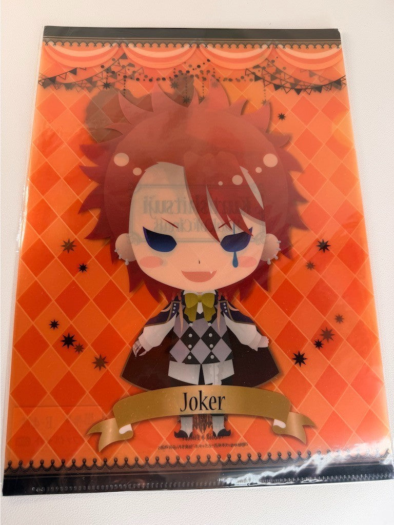 Black Butler Kuroshitsuji Book of Atlantic Joker Dagger Clear File Set of 2