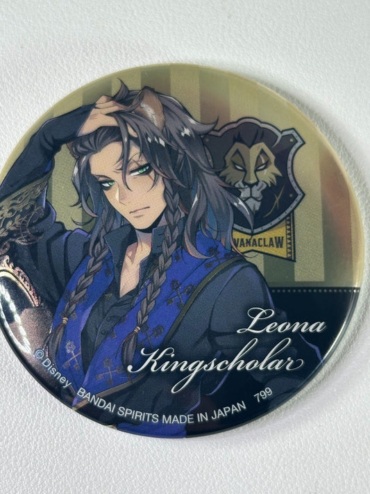Twisted Wonderland Savanaclaw Leona Kingscholar Can Badge Med Gold Stripe