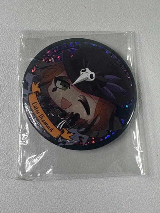 Twisted Wonderland Scary Dress Can Badge Heartslabyul Cater Diamond