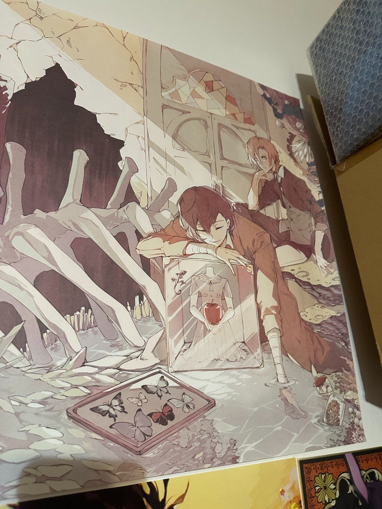 Bungo Stray Dogs Bonus Poster Chuya Nakahara Osamu Dazai Atsushi Nakajima
