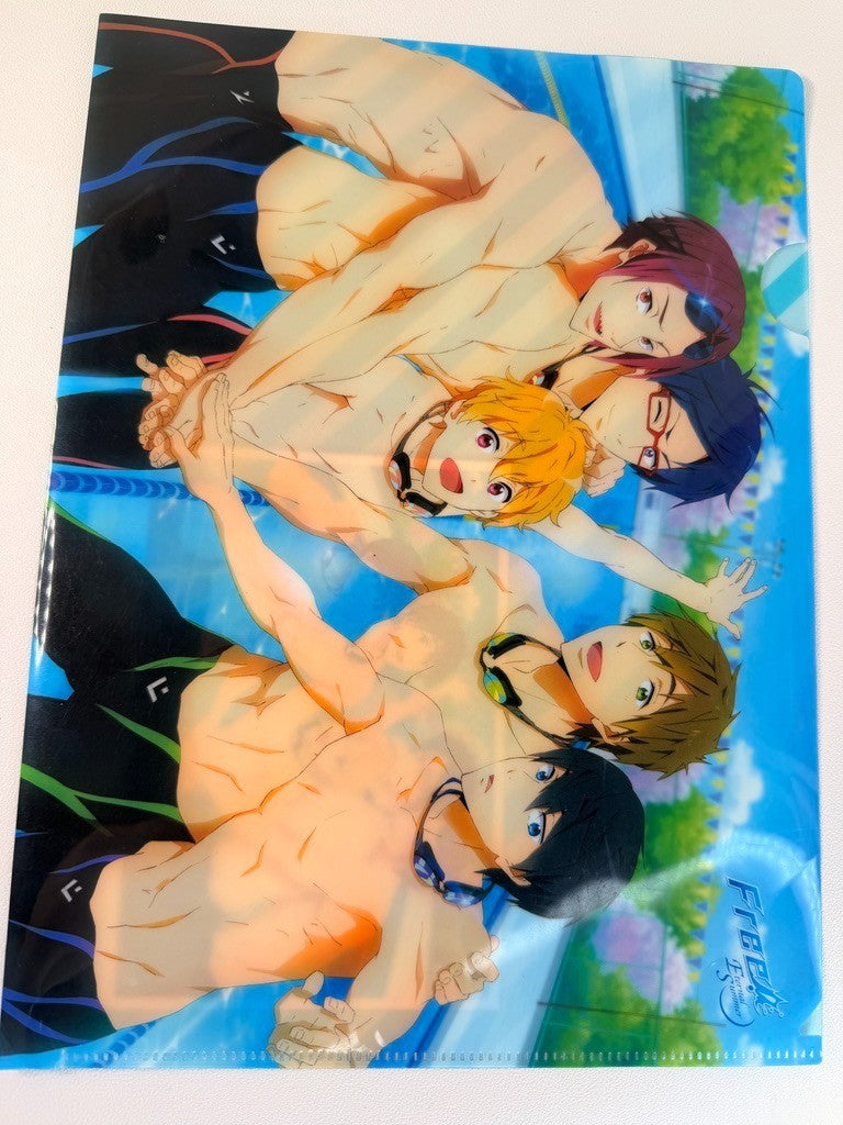 Free! Iwatobi Swim Club Clear File Haruka Rin Makoto Hiyori Pool