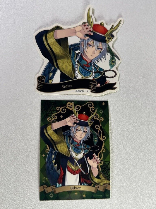 Twisted Wonderland Scary Dress Alt Ver Sticker Set Diasomnia Silver