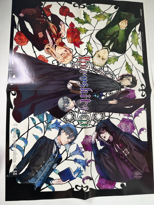 Black Butler Kuroshitsuji G Fantasy Poster Ciel Sebastian Boarding School