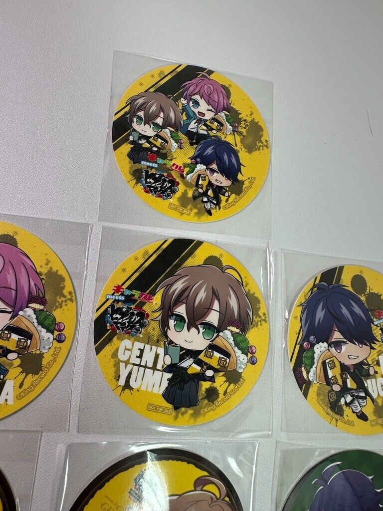 Hypnosis Mic Division Rap Battle Cafe Coaster Fling Posse Ramuda Dice Gentaro
