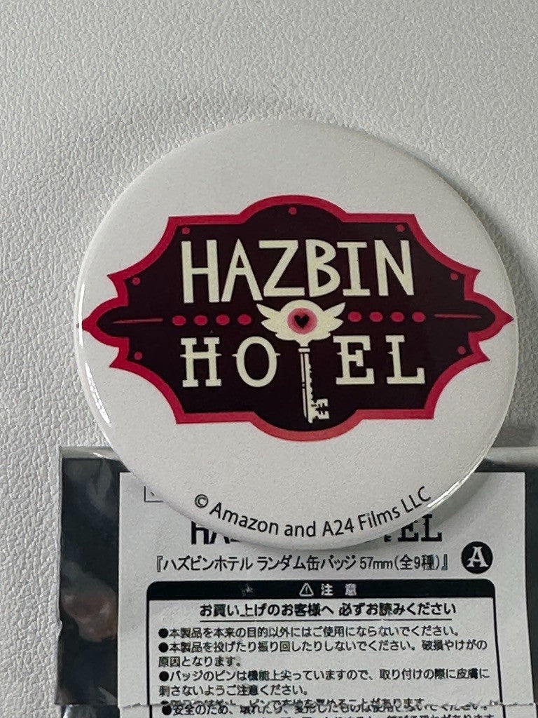 Hazbin Hotel Ikebukuro Pop-Up Shop Logo Can Badge