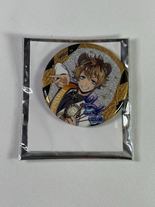 Twisted Wonderland Birthday Boy Glitter Can Badge Savanaclaw Ruggie Bucchi