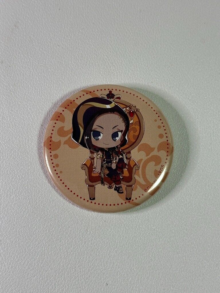 Twisted Wonderland Can Badge Scarabia Jamil Viper Chibi Peko