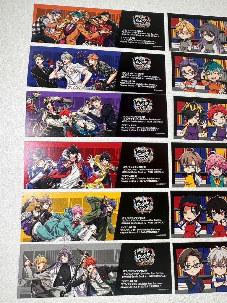 Hypnosis Mic Division Rap Battle Rhyme Anima + Collab Bookmark Doppo Hifumi