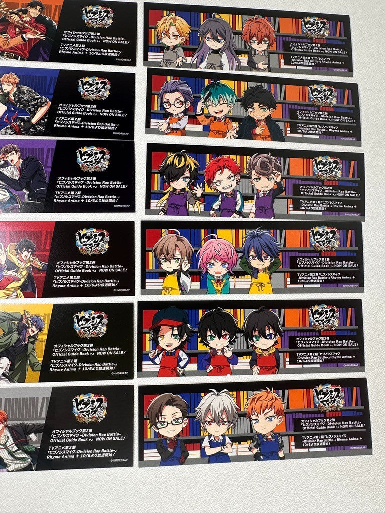 Hypnosis Mic Division Rap Battle Rhyme Anima + Collab Bookmark Doppo Hifumi