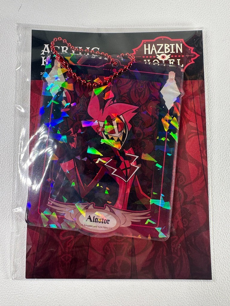 Hazbin Hotel Ikebukuro PopUp Shop Alastor Hologram Acrylic Charm
