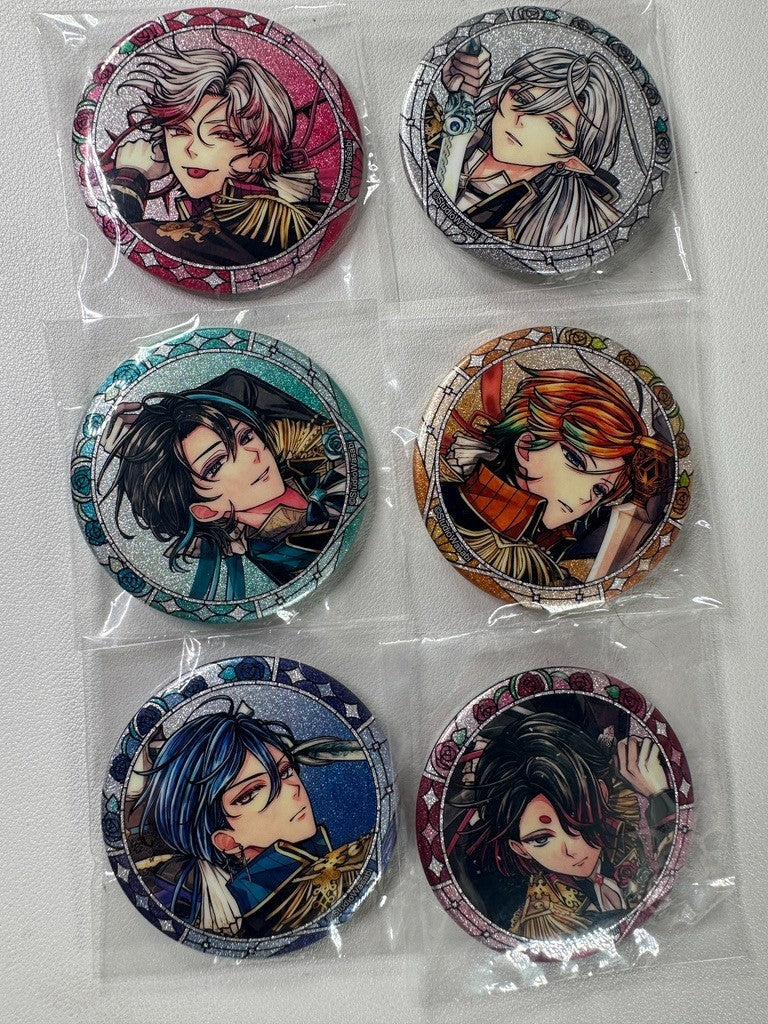Devil Butler with Black Cat Can Badge Set Lucas Shiro Boschi