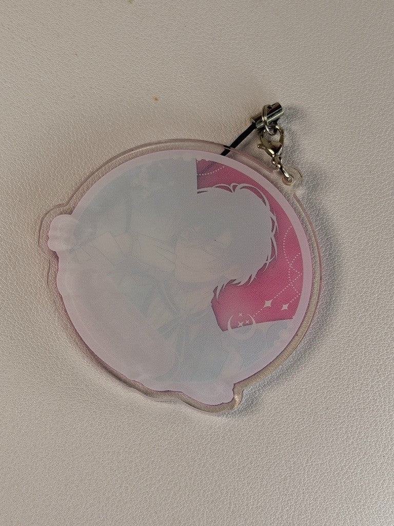 Diabolik Lovers Acrylic Phone Strap Reiji Sakamaki Pink Circle