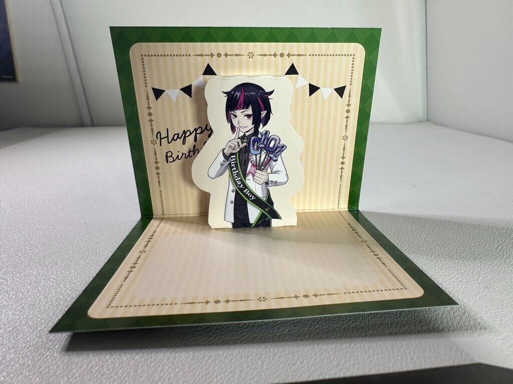 Twisted Wonderland Mini Pop-Up Birthday Card Diasomnia Lilia Vanrouge