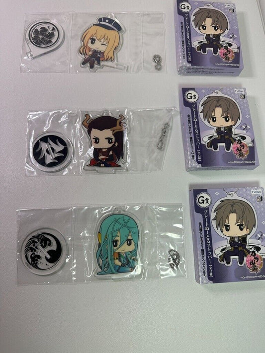 Touken Ranbu Online Animate Cafe Livelihood Acrylic Stand Key Holder Chiyogane