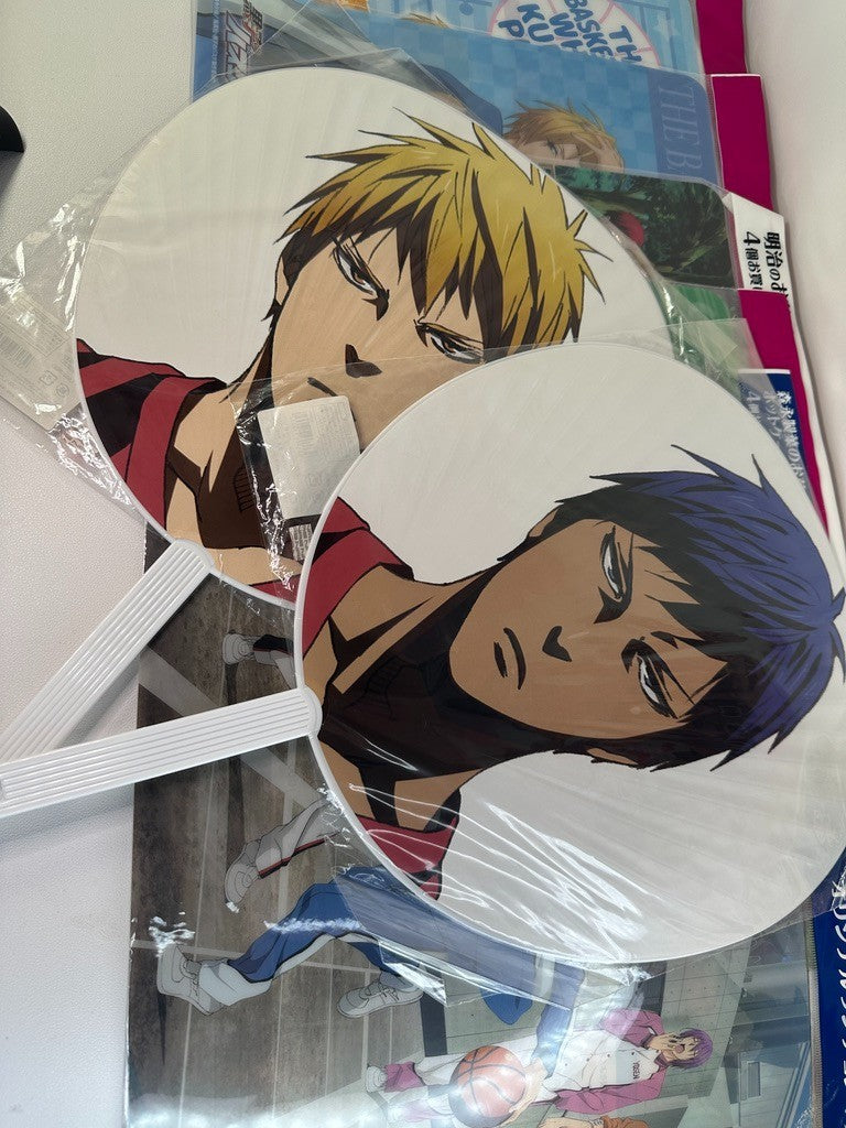 Kuroko No Basket Blue Basketball Boys Playmat Fan Set