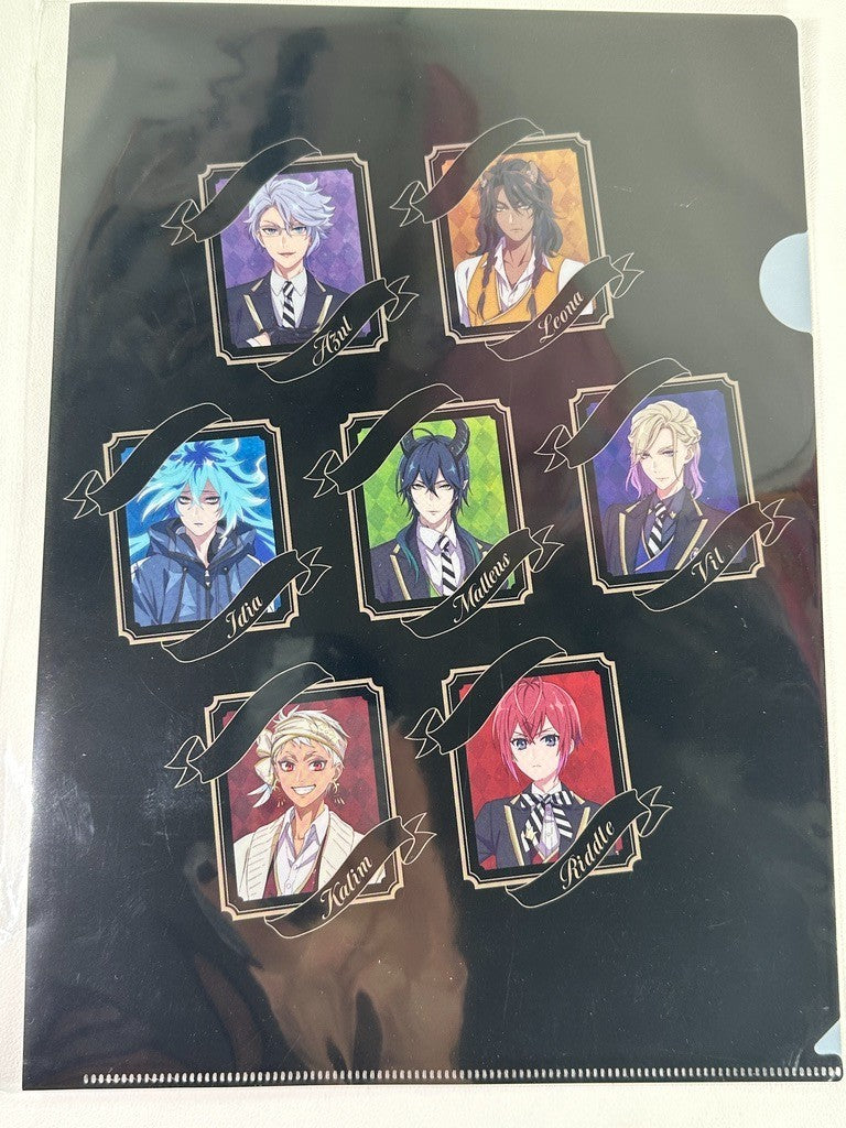 Twisted Wonderland The Animation Clear File Riddle Azul Leona Idia Malleus Vil