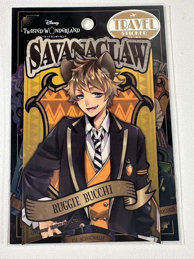 Twisted Wonderland Travel Sticker Savanaclaw Ruggie Bucchi