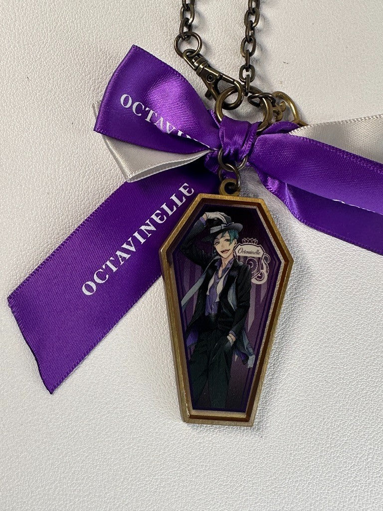 PREOWNED Twisted Wonderland Ribbon Bag Purse Charm Octavinelle Floyd Leech Purse