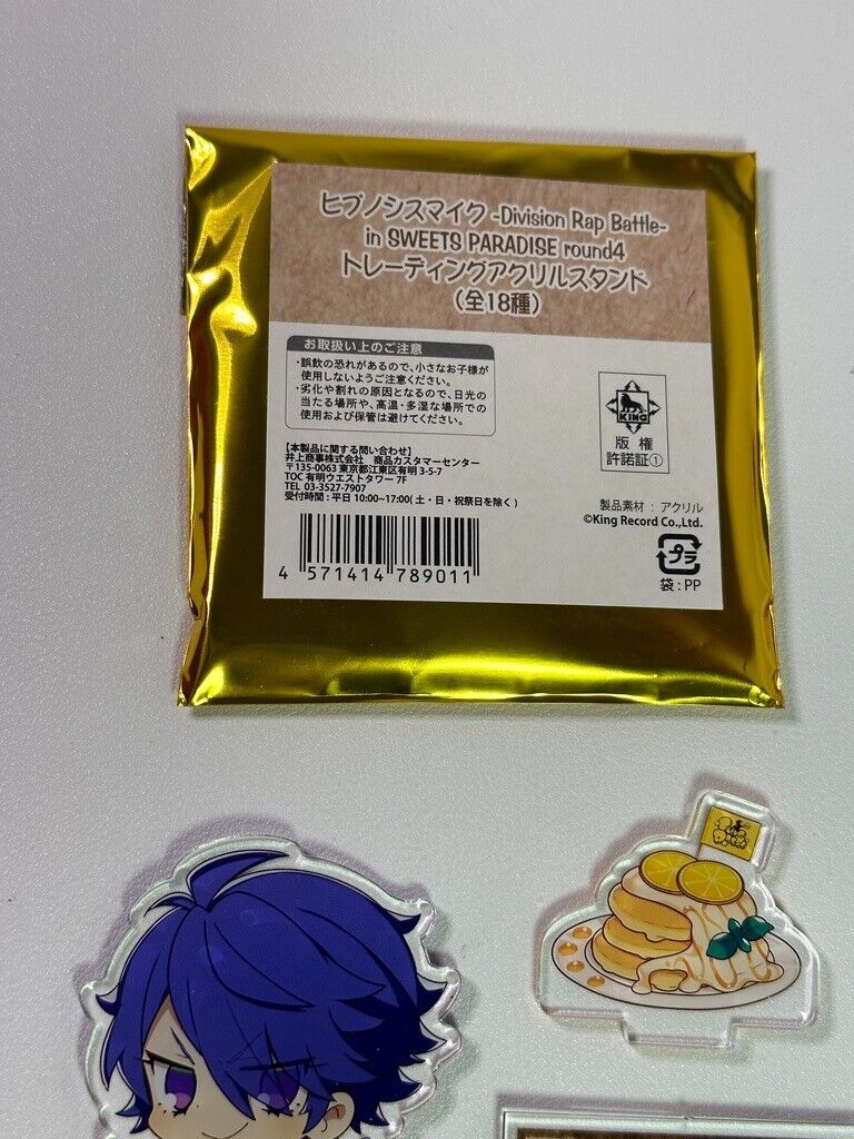 Hypnosis Mic SWEETS PARADISE ROUND Fling Posse Dice Arisugawa Acrylic Stand