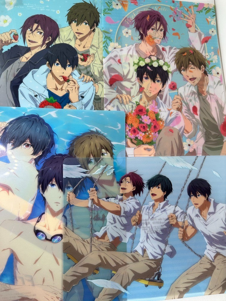 Iwatobi Swim Club Free! Anime Haruka Rin Nagisa Swing