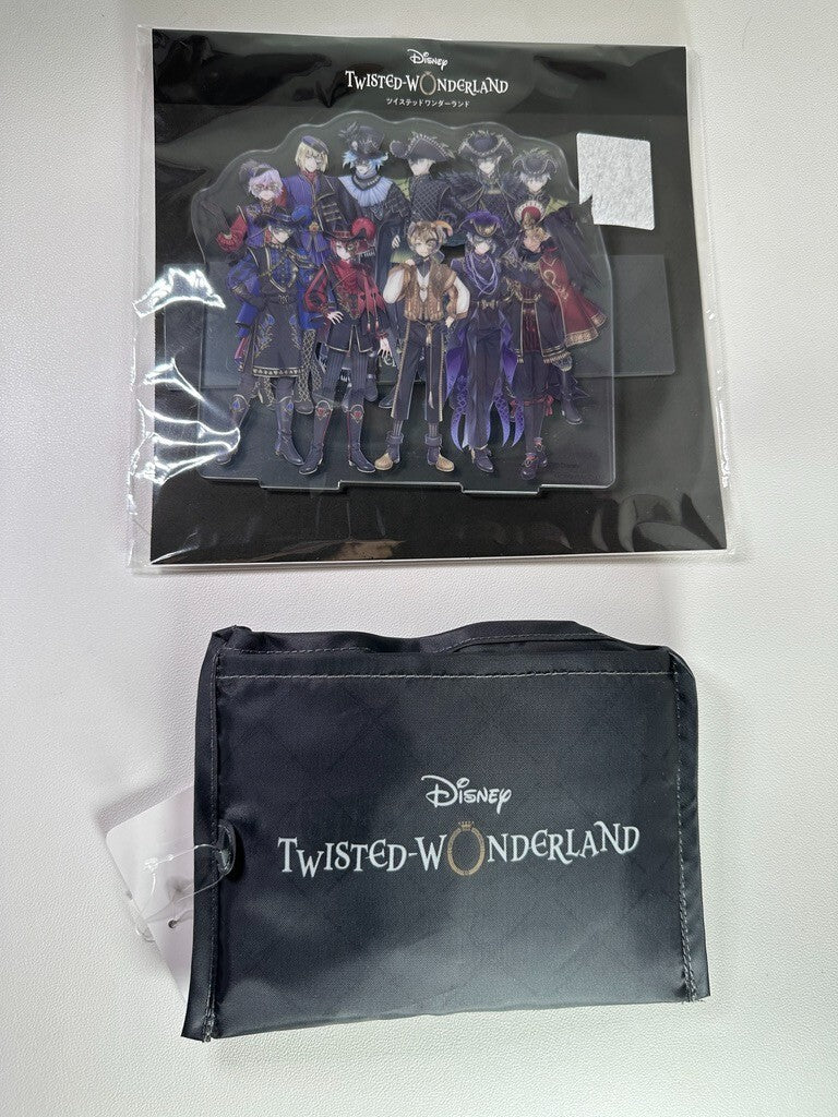 Twisted Wonderland Cafe Gromas Acrylic Stand W Eco Tote Riddle Malleus Idia Azul