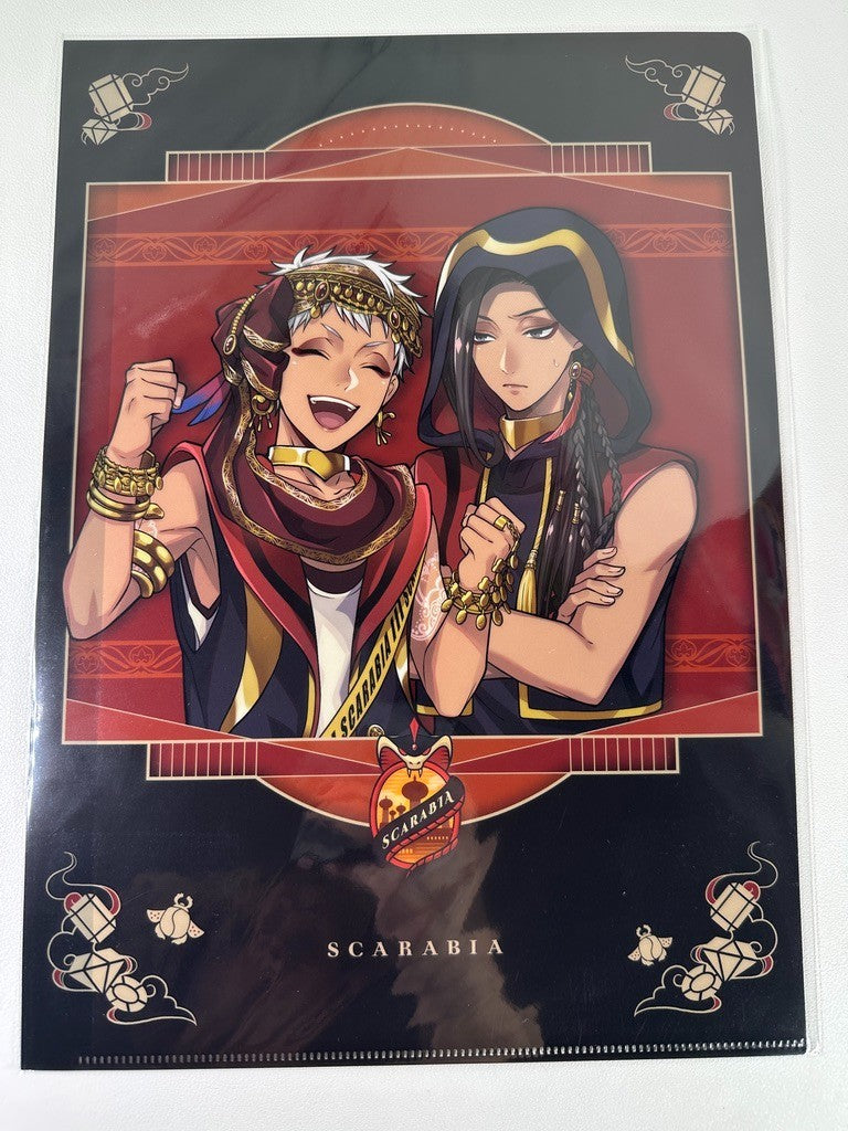 Twisted Wonderland Frame Clear File Scarabia Kalim AlAsim Jamil Viper