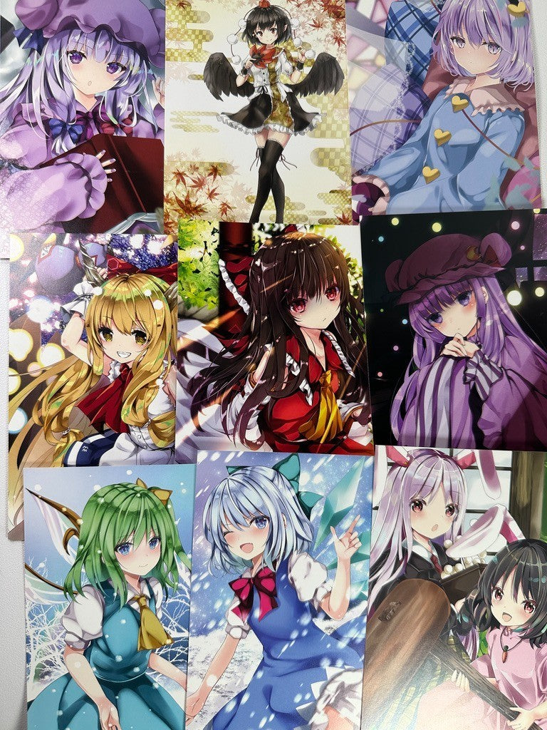 Touhou Project Postcard Set Remilia Reimu Cirno Wakasagi Hime Flandre