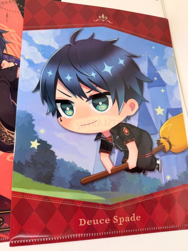 Twisted Wonderland Clear File Set Heartslabyul Deuce Spade