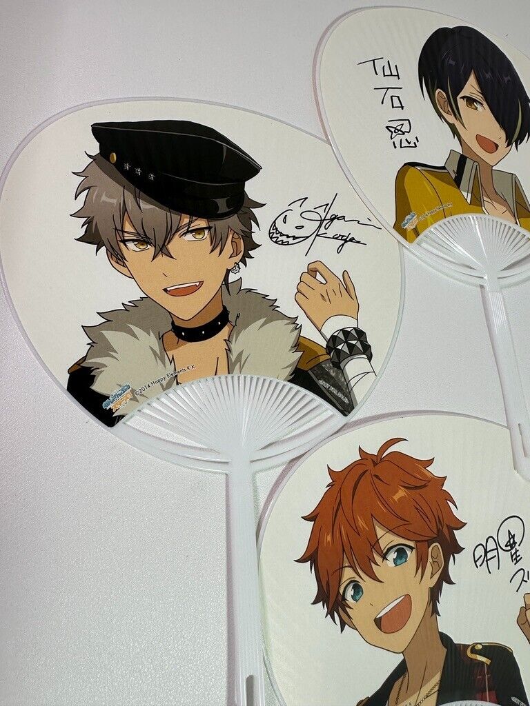Ensemble Stars Fan Set of 3 Undead Ryuseitai Trick Star