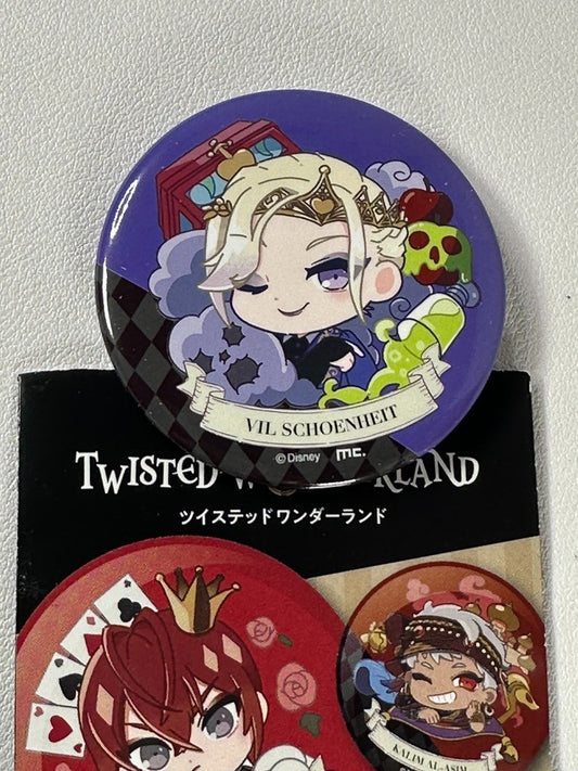 Twisted Wonderland Tea Cup Can Badge Pomefiore Vil Schoenheit