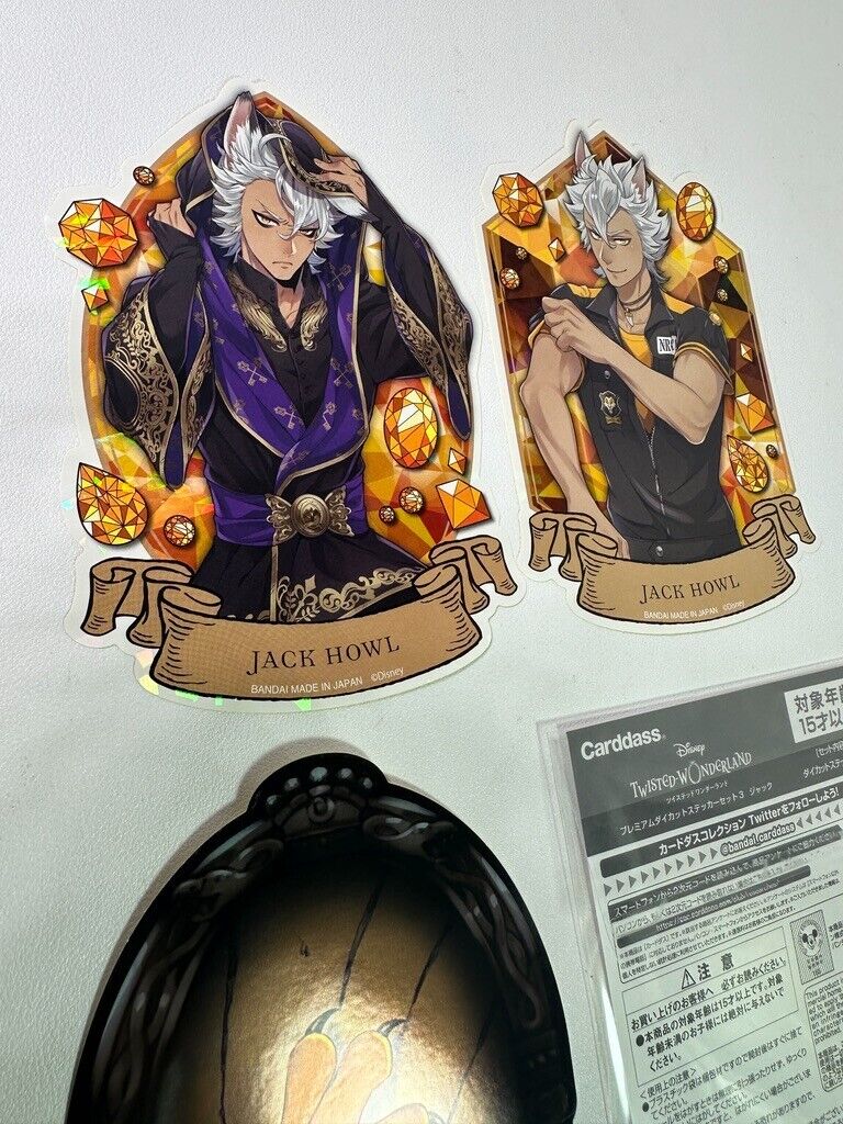 Twisted Wonderland Large Glitter Sticker Set Savanaclaw Jack Howl Gym
