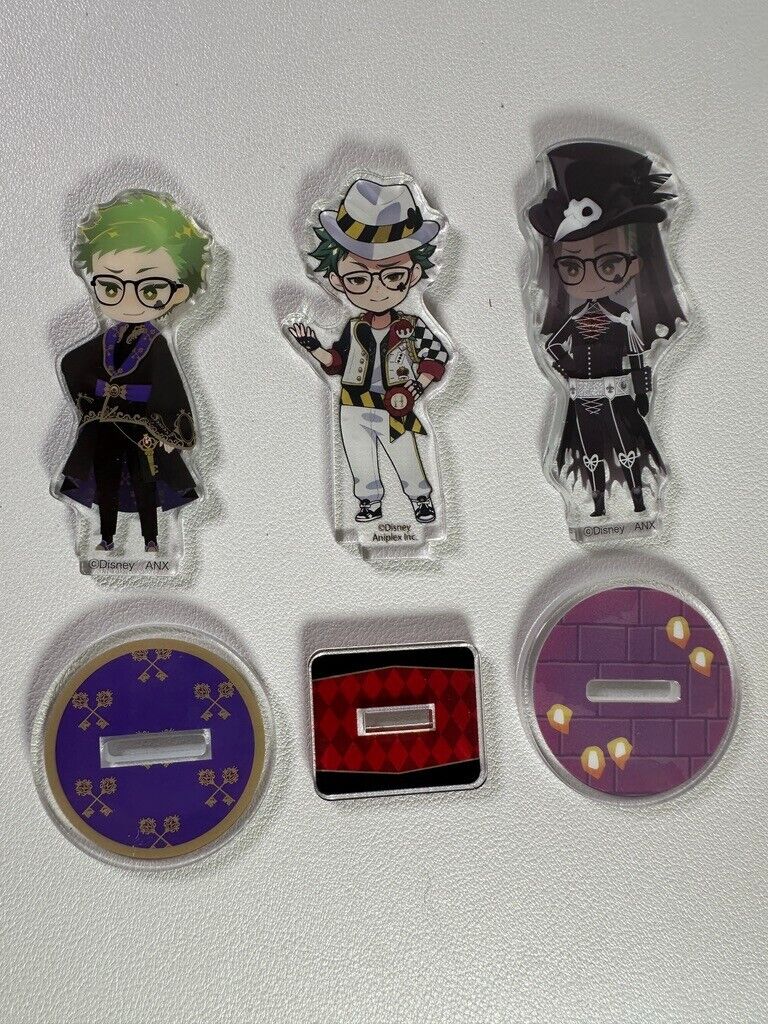 Twisted Wonderland Heartslabyul Trey Clover Acrylic Stand Set Ceremony Scary