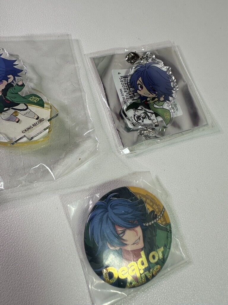 Hypnosis Mic Fling Posse Dice Arisugawa Acrylic Stand Can Badge Set