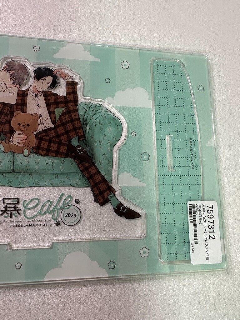 StellaMap Cafe Ghost Storm Aarata Rokka Acrylic Stand Gokudera Shoji Akihabara
