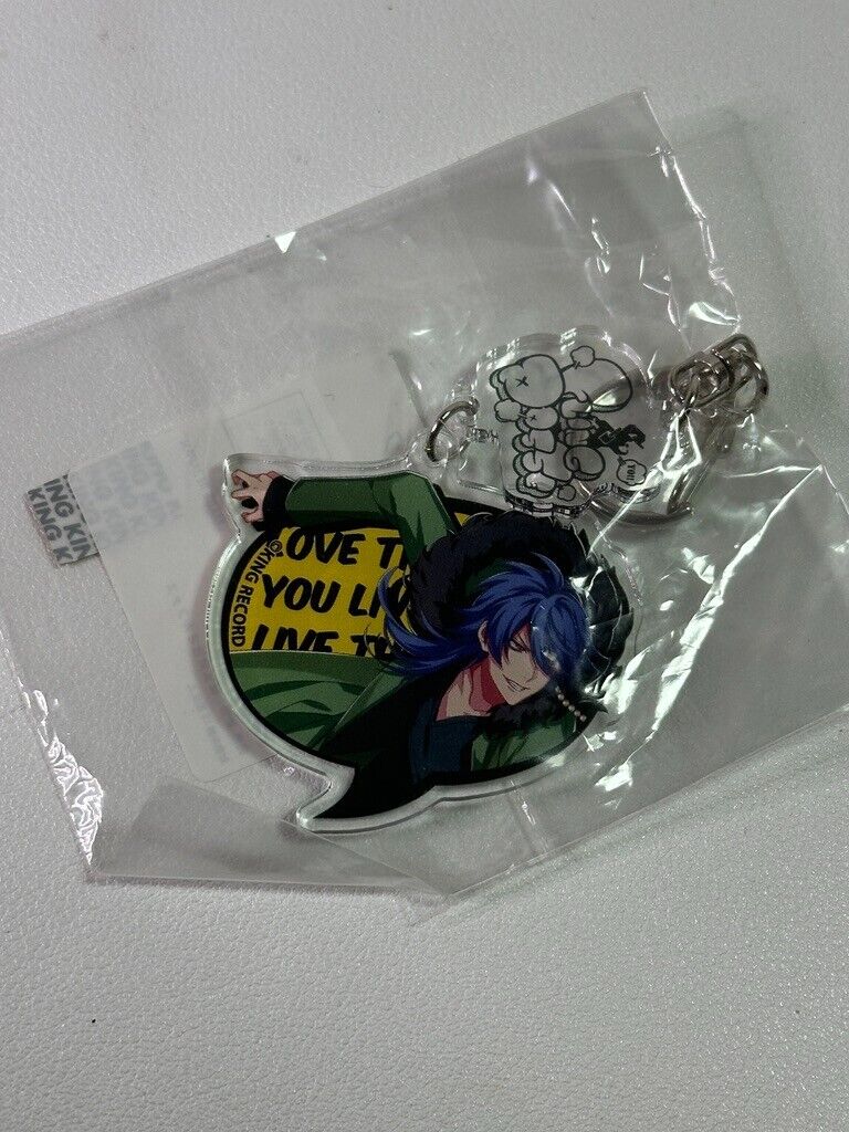 Hypnosis Mic  Can Badge Fling Posse Dice Arisugawa Acrylic Lyric Keychain