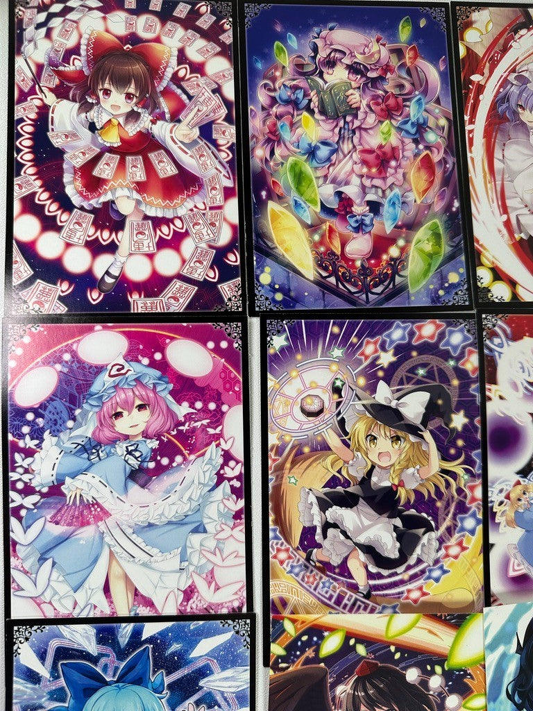 Touhou Project Postcard Set Remilia Reimu Cirno Wakasagi Hime
