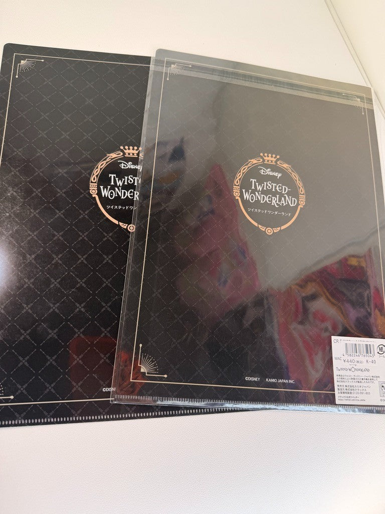 Twisted Wonderland Clear File Set Octavinelle Jade Azul Uniform