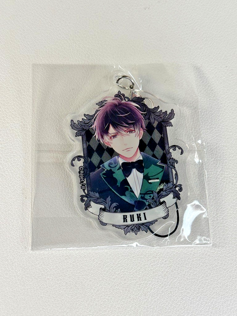 Diabolik Lovers Bowtie Acrylic Charm Ruki Mukami