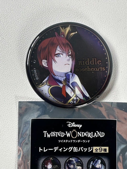 Twisted Wonderland Coffin Can Badge Heartslabyul Riddle Rosehearts