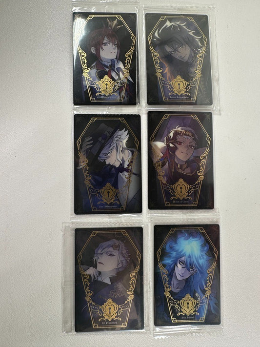 Twisted Wonderland Coffi Card Set Idia Vil Leona Azul Riddle Kalim