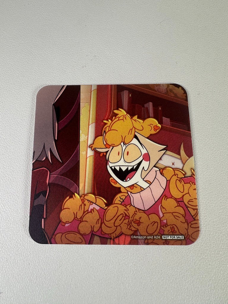 Hazbin Hotel Smile Base Cafe Paper Coaster Lucifer