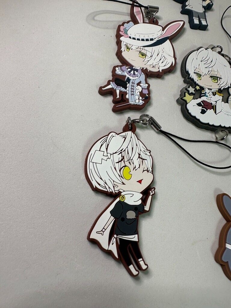 TSUKIUTA TSUKIUSA Procellarum Six Gravity Rubber Charm Shun Shimotsuki Set