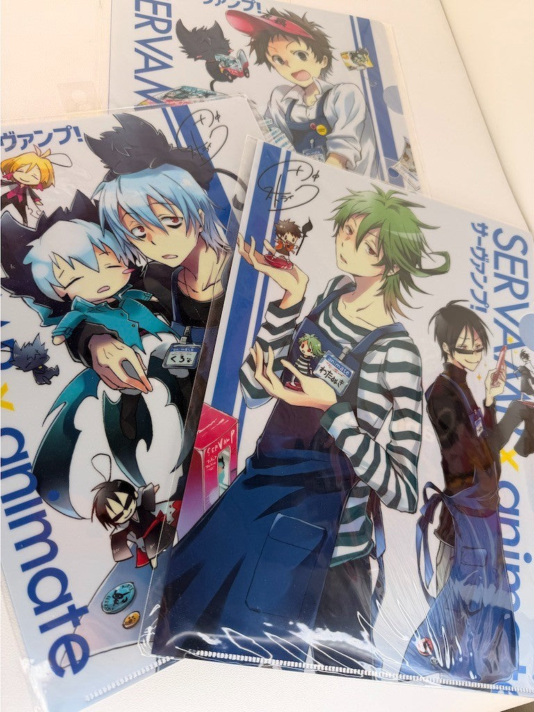 Servamp Animate Clear File Set Licht Kuro