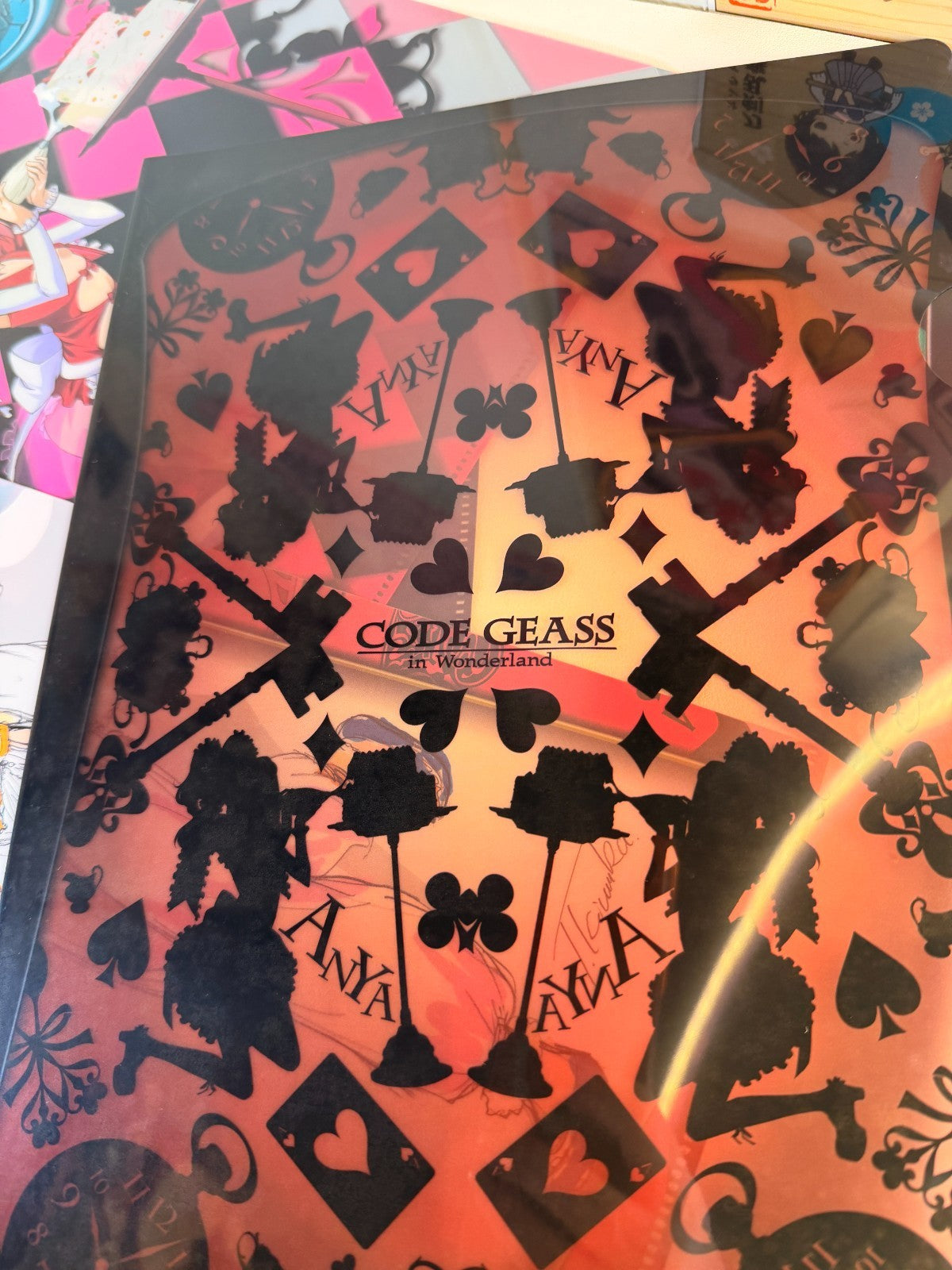 Code Geass in Wonderland Clear File Set Anya